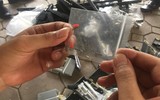 Cận cảnh súng ngắn đồ chơi gây sát thương bị lực lượng CSGT Hà Nội phát hiện, thu giữ